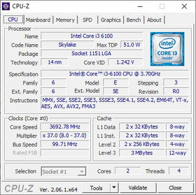 Levný herní PC- I3-6100, 8GB RAM, SSD+HDD, 1050TI 4GB, WIN10 - 3