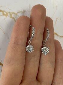 diamantový prsten náušnice náhrdelník šperky moissanite - 3