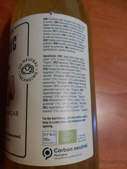 Apple ginger cider jablečný ocet se zázvorem 1l raw - 3