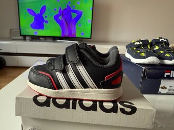 Dětské boty Adidas, Fila, Vty velikost 22,24 - 3