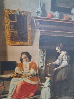 Starý obraz-Pieter de Hooch - 3