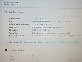 Dell E5470 Core i3-6100U /12GB RAM/128GB SSD Win11 - 3