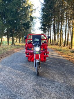 Elektro Pracovní Tříkolka - Tuk Tuk | 600kg nosnost | 45km/h - 3