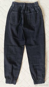 Černé rifle joggers, Sinsay, vel. S/36 - SLEVA - 3