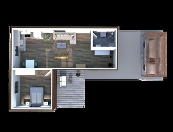 MODULOVÁ DŘEVOSTAVBA - CHATA / APARTMÁN / CHALUPA - 3