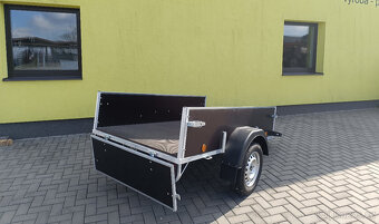 ČESKÝ SVAŘOVANÝ PŘÍVĚS 205x120 s otevíracími čely - 3