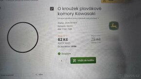 O kroužek-těsnění plovákové komory karburátoru Kawasaki - 3