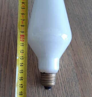 2 velké vintage žárovky Polam 60W a 100W, závit E27 - 3