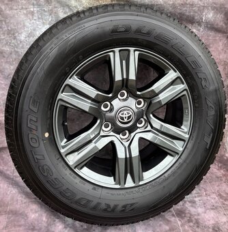 Zánovní alu Toyota Hilux 265/65R17 112S 99% VZORKU - 3