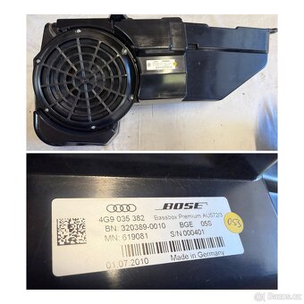 Sestava repro BOSSE + zesilovac + subwoofer - Audi - 3