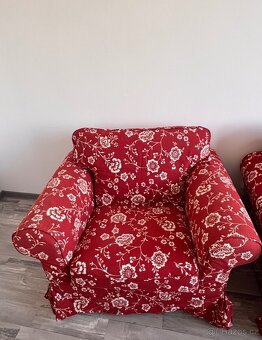 Dvoumístná sedačka Ikea Ektorp + křeslo Ikea Ektorp - 3