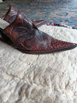 Luxusní Italské pantofle kožené vel.36 - 3