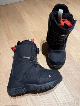 Prodám dětské snowboardové boty Burton Zipline Boa – UK 4 - 3