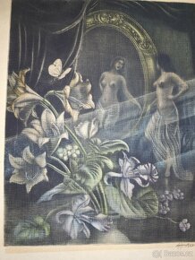 Dívka u zrdcadla - "Alex" Adolf Jelínek (1890 - 1957) - 3