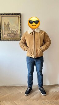 Panska bunda z pravé kůže – Milan Leather – vel. 42 (UK 14) - 3