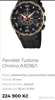 Perrelet turbine chrono A3036/1 Rose gold - 3