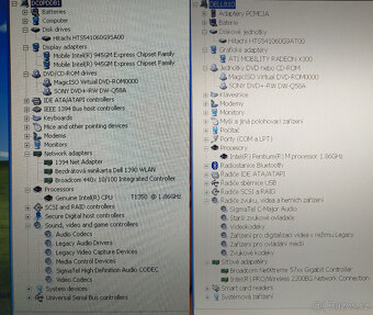 Retro notebooky DELL INSIRON a DELL LATITUDE - 3