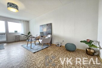 Prodej bytu 2+1 se dvěma lodžiemi a sklepem, OV, cca 81m2, u - 3