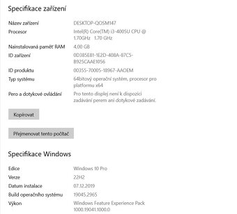 Asus X540L,i3-4005U,WIN 10,HDD 1TB,RAM 4GB,15.6 palců - 3