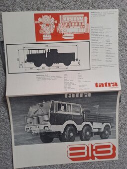 Tatra 813 dobové firemní prospekty pro sběratele - 3