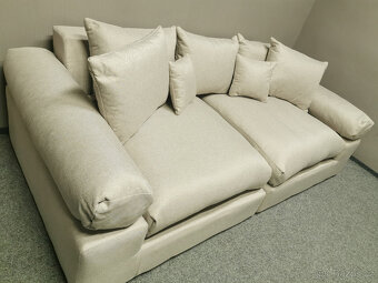 Nové bigsofa LIONORE krémové - 3