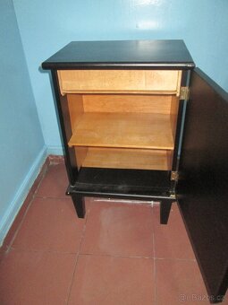 Noční stolek - černý - 3