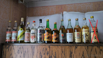 Alkohol - vodka, griotte - starý, archivní, retro alk. - 3
