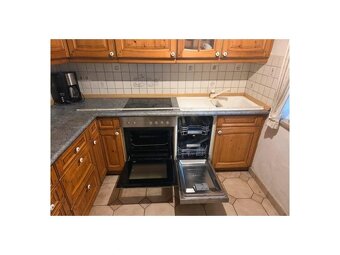 Rustikální kuchyňská linka do L-ka se spotřebiči,5408 - 3