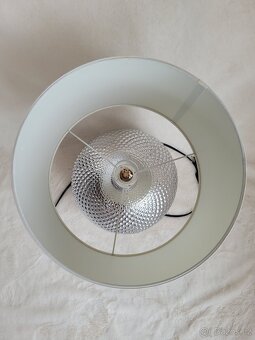 Stolní lampa MADON stříbrná - 3