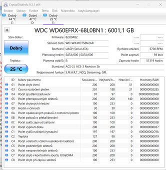 HDD 6 TB SATA 3,5", WD RED - 3