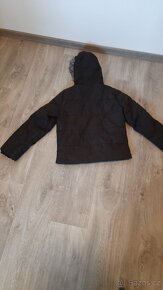 146/152 Černá dívčí podzimní bundička - 3