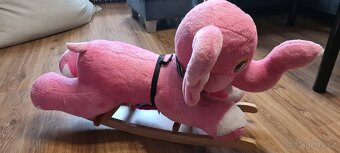 Rúžový slon houpačka - 3