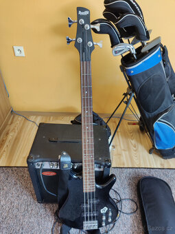 Prodám basu Ibanez + pouzdro + zesilovač Stagg - 3