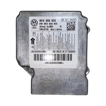 Palubní deska černá airbag řj pásy Audi A5 8T r.v. 2008 - 3