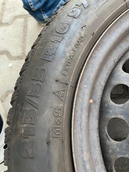 Zimní gumy na plechových discích Ford Mondeo - 3