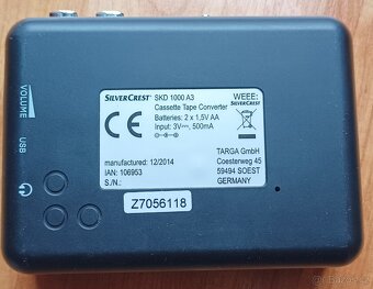 Walkman s funkcí Digitiseru, převodu hudby do MP3 - 3