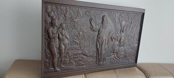 Drevený obraz 100×63cmhr.4 cm.dub - 3