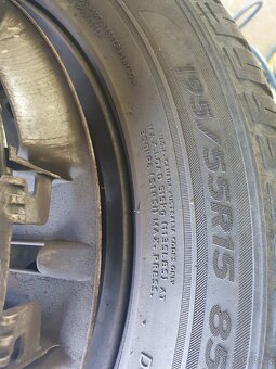 Kola Škoda Roomster, Fabia 2, letní pneu 195/55 R15 - 3