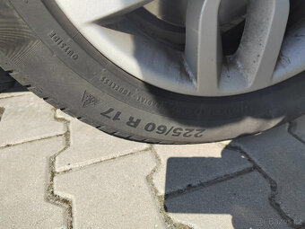 BMW X3, F25, ALU kola 4ks + pneu na dojetí zimní, 225/60/17 - 3