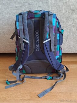 Školní batoh Coocazoo JobJobber, Green Purple District - 3