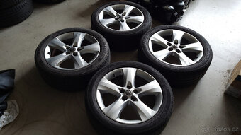 Original letní ALU kola Opel 17" 5x105 Astra J benzin - 3
