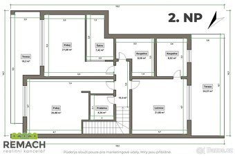 Prodej hrubé stavby, luxusní rodinný dům 4+kk, 235 m², Uhers - 3