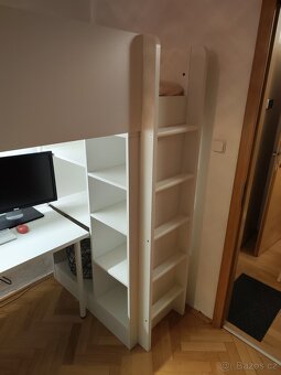 Dětská patrová postel s psacím stolem - 3