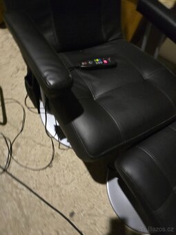 Křeslo Masážní Kůže 80x67 výšká 45 cm - 3