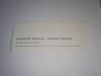 Starožitný obraz Auguste renoir - Jeanne Samary - 3