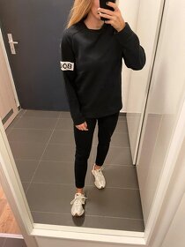 Cerna delsi mikina s napisem na rukavu Bjorn Borg - 3