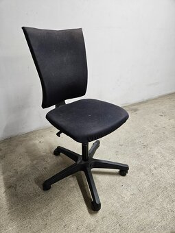 Kancelářská židle černá nastavitelná - 3