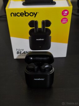 Bezdrátová sluchátka Niceboy HIVE Beans - black - 3