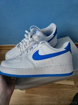 Nike Air force 1 bílo modré NOVÝ - 3
