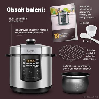 Multifunkční hrnec Lauben Multi Cooker 18SB - 3